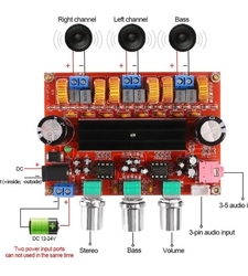 ماژول آمپلی فایر استریو 2x50 وات با خروجی ساب 100 وات مدل XH-M139 با چیپ TPA3116D2