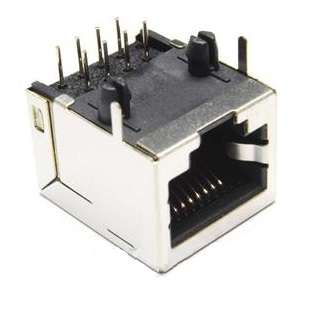 سوکت LAN RJ45 مادگی رایت کوتاه