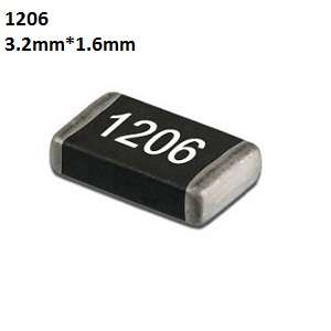 مقاومت 10 اهم smd 1206