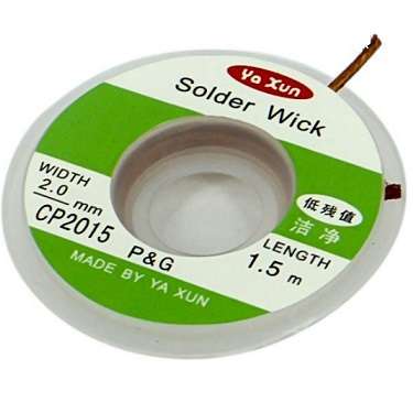 قلع کش سیمی 2 میلی متر ,سیم ویک solder wick wire
