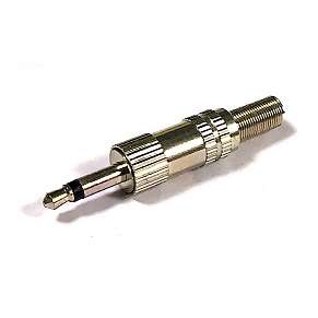 فیش مونو فلزی 3.5mm - فنر دار