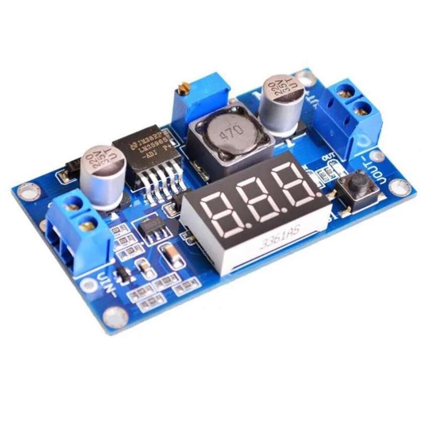 ماژول DC-DC کاهنده STEP DOWN همراه با DISPLAY