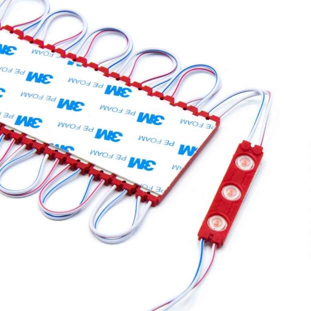 **LED بلوکی قرمز رنگ 12v