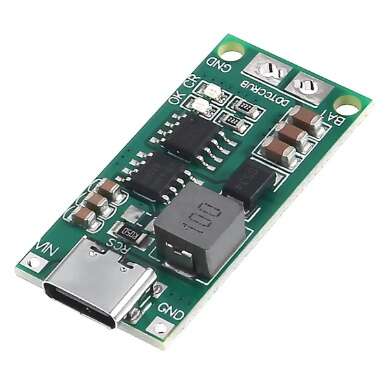 ماژول افزاینده ولتاژ با ورودی TYPE-C مناسب شارژ باتری 3 سل 2 آمپر