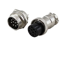 کانکتور فلزی نظامی 10 پین,کانکتور نظامی gx16-10pin