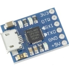 ماژول مبدل میکرو USB به سریال CP2102 مدل فشرده