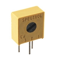 پتانسیومتر یک دور 1 کیلو اهم ایستاده برند SPECTROL مدل 63X102