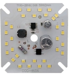 LED DOB مهتابی 220VAC 32LED 30W مربعی 59x62mm