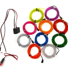 ال وایر EL WIRE نارنجی 3 متری با سری فندکی
