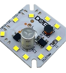 LED DOB مهتابی 220VAC 10W مربعی 35x37mm