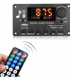 پخش کننده MP3 PLAYER پنلی بلوتوثی ولوم دار دارای آمپلی فایر 2X40W مدل KH-G022